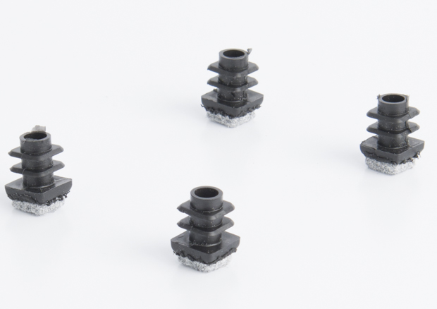 4x platte dop vilt V15