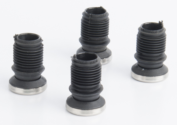 4x schoteldop staal Ø25