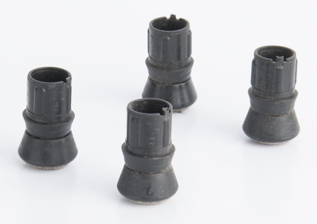 4x schoteldop vilt Ø25