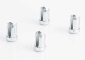 4x vaste dop staal Ø19