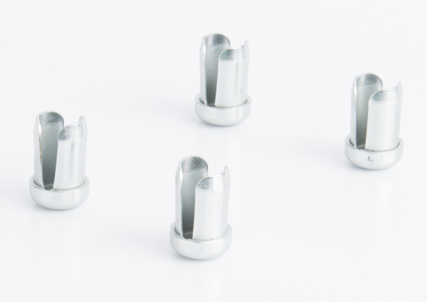 4x Fester Gleiter Stahl ø19