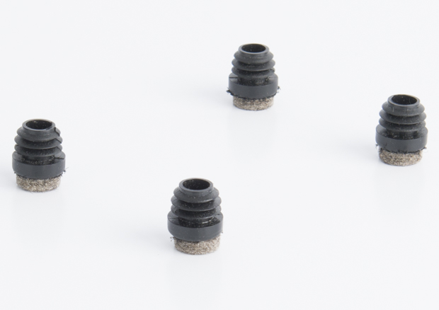 4x Fester Gleiter mit Filz ø16